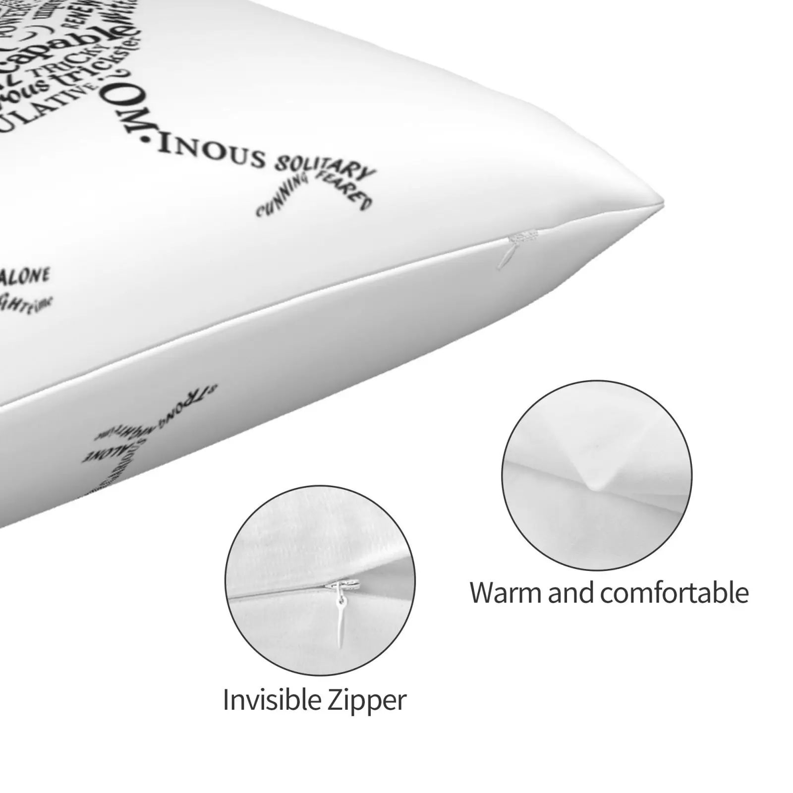 Подушка в виде животного Raven Spirit планшетофон 20x30 50*75 для дивана спальни слава еды