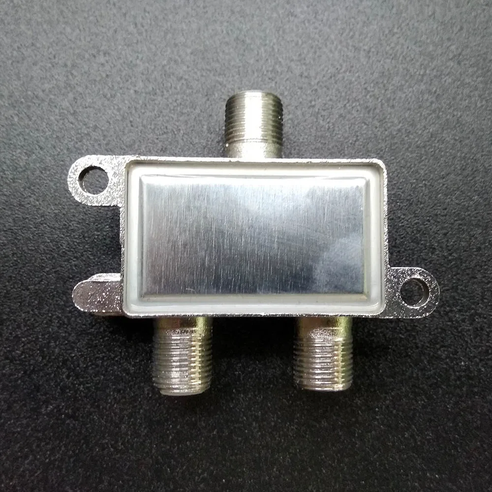 

2021 2-Way HD Digital Coax Cable Splitter Bi-Directional MoCA 5-2500MHz Connector Satellite TV Receiver Designed for SATV/CATV