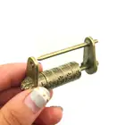 Пятиколесный замок I0i4, замок для комнаты с надписью, украшение в китайском ретро стиле, с замком паролем, в античном стиле, 1 шт.