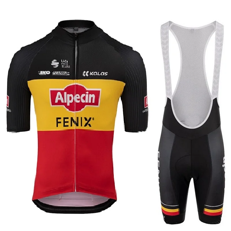 2020 Alpecin FENIX велосипедные майки с коротким рукавом мужские шорты нагрудником