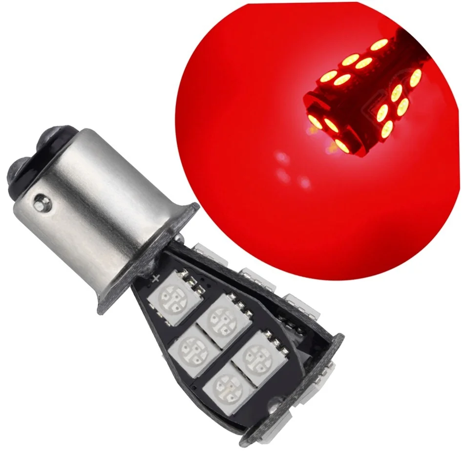 Новинка 2019 Errorfreelight 1157 BAY15D P21/5 Вт 18SMD CANBUS безотказная Тормозная задняя