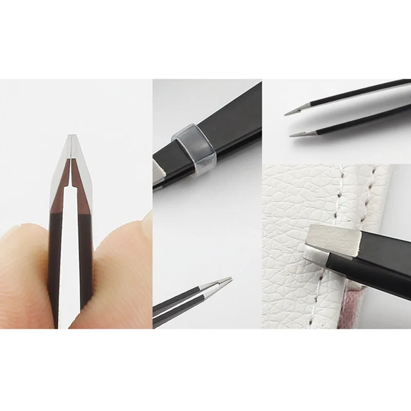 

Комплект из 3 предметов, набор для бровей Пинцет из нержавеющей стали волосы Красота жидкость для снятия Профессиональный Наклонный Нержав...