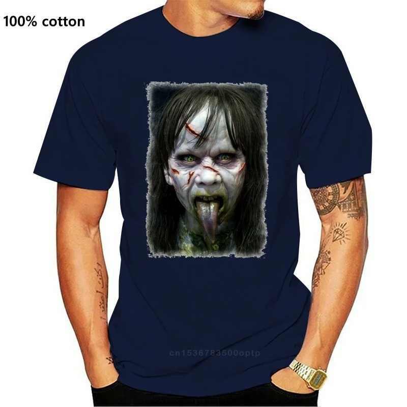 

New T-Shirt The Exorcist exorcist regan Satan Satanic Goth Horror Retro Vintage T Shirt Gift More Size top tee