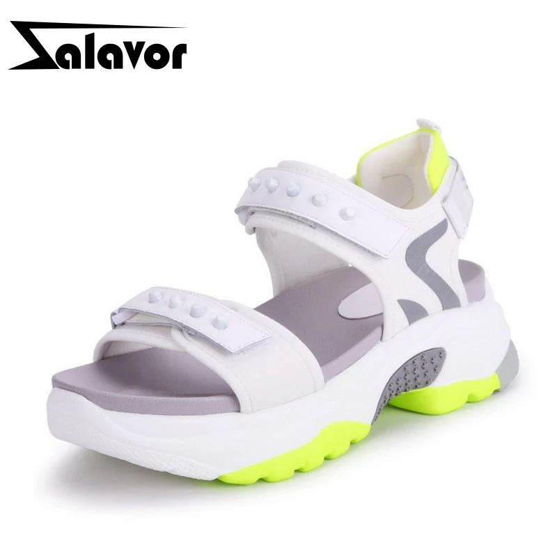 ZALAVOR/женские кроссовки высокого качества на каждый день летние сандалии для