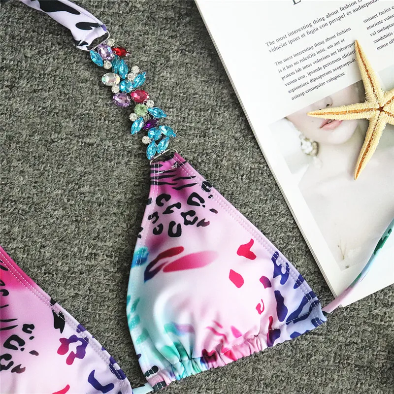 Bikinx бикини со змеиным принтом mujer купальный костюм треугольный сексуальный женский купальник пуш-ап купальник женский купальный костюм микро бикини Новинка