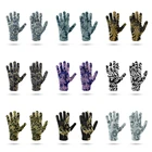 Новые зимние женские спортивные теплые перчатки, женские рукавицы из искусственной шерсти для велоспорта, эластичные вязаные перчатки для вождения с сенсорным экраном