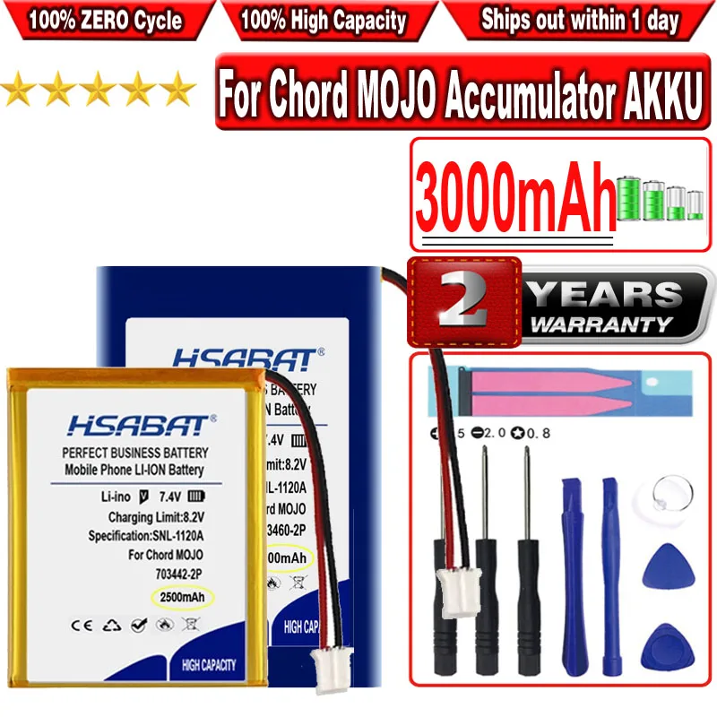 Аккумулятор HSABAT 2500 мАч ~ 3000 для аккорда MOJO |