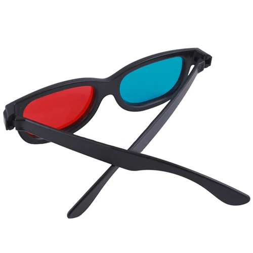 

Lightweight Red Blue Cyan Plastic Frame 3D Glasses for Anaglyph Movie Game DVD Red Blue Cyan vision/cinema