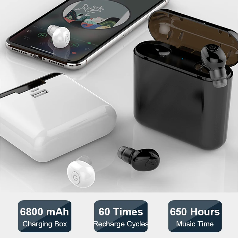 Bluetooth 5 0 наушники 3D стерео беспроводные спортивные водонепроницаемые вкладыши