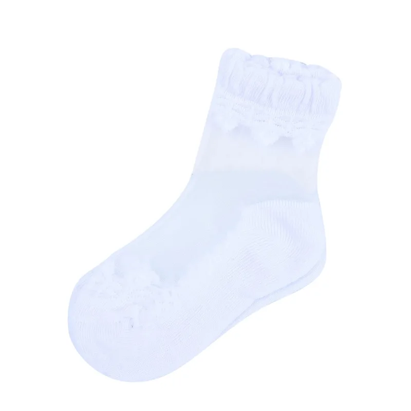Всесезонные От 0 до 7 лет тонкие носки для маленьких детей однотонные хлопковые