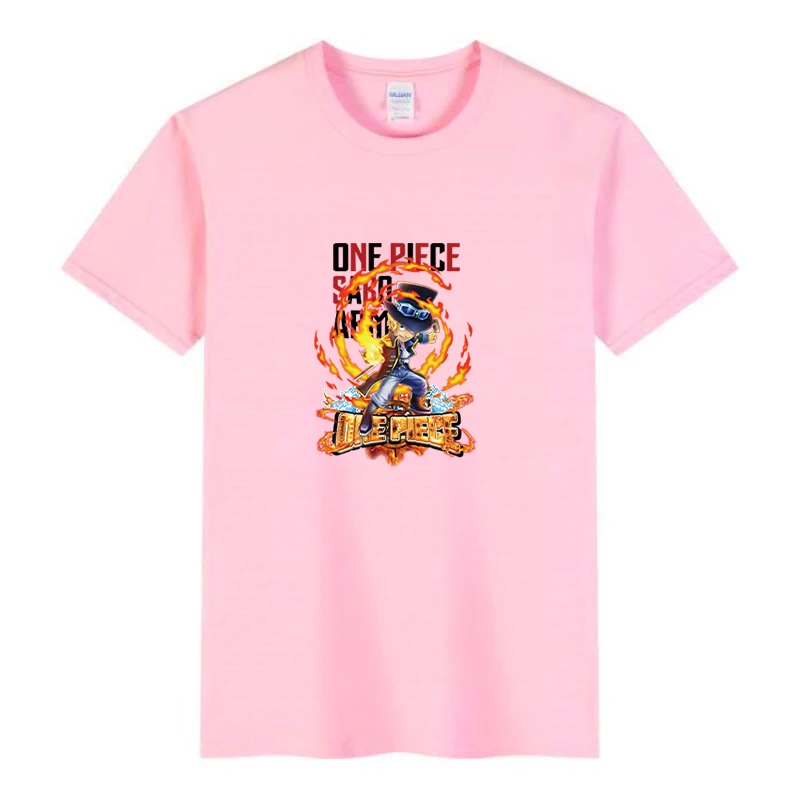 

2021 Boys Shirt New Casual Tops Children Costume Short Sleeve Cotton T-Shirt One Piece Anime Tees Girls 3-14T Harajuku Anime