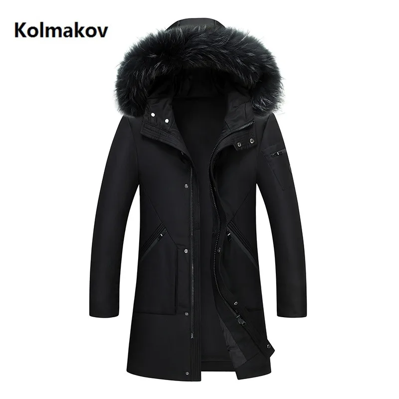 2019 зима новый стиль мужские высококачественные пуховики модные повседневные с