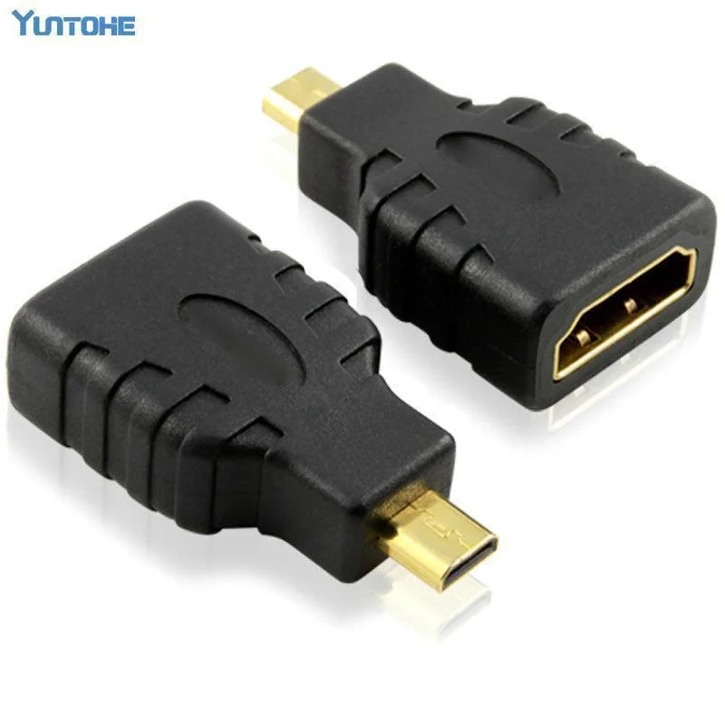 Оптовая продажа 100 шт./лот HDMI совместимый переходник мама Микро тип D Папа F/M