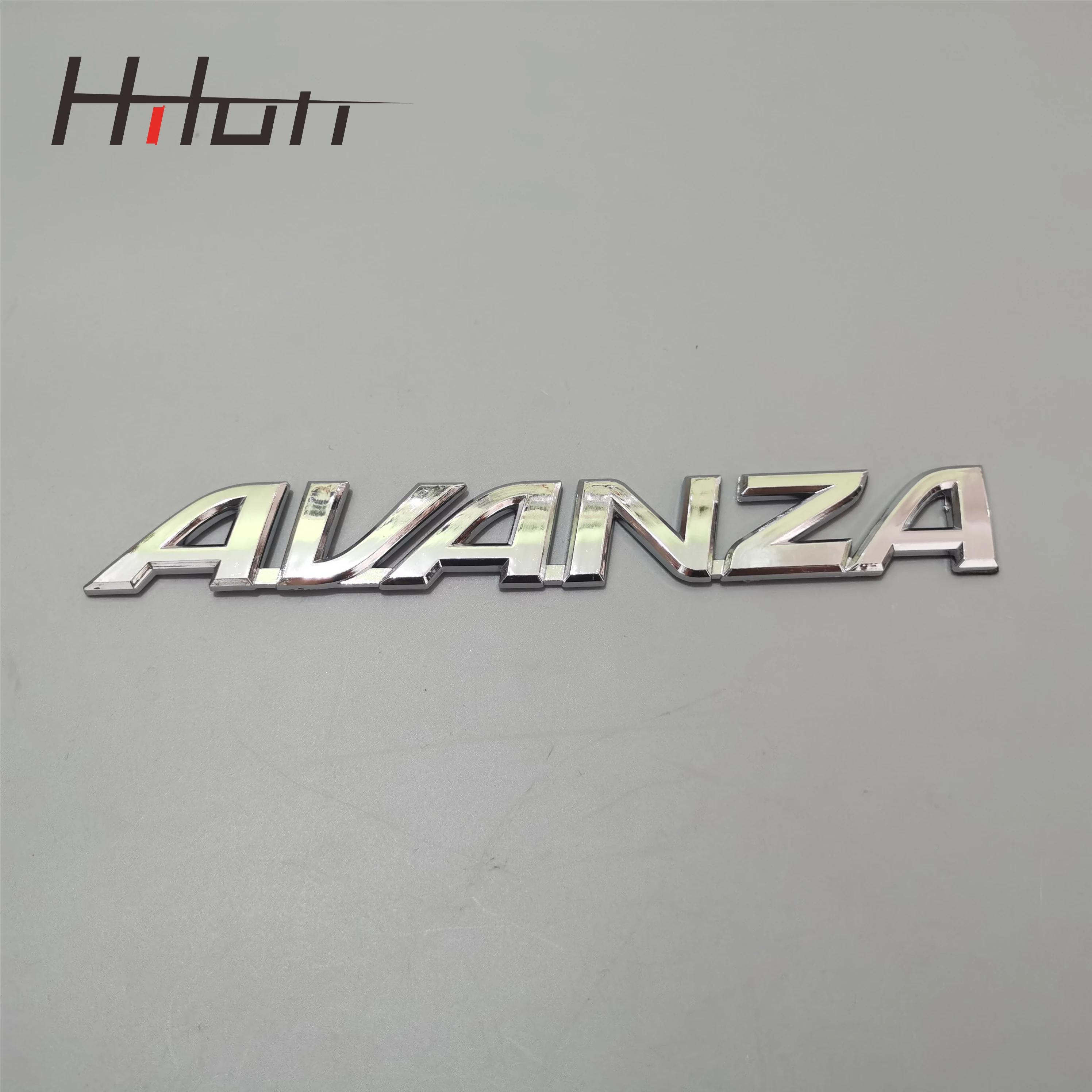 

AVANZA ABS Plastic Chrome Auto Car Rear Trunk Number Letter logo Badge Emblem Decals Car Styling Auto Accessories Side Stickers