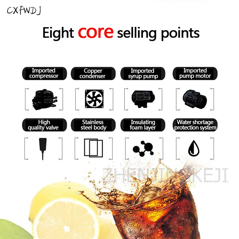 Машина для напитков коммерческий автомат горячей и холодной колы подачи