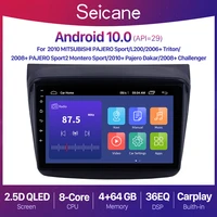 seicane android 10 232g car radio gps stereo for mitsubishi pajero sport 2 l200 triton 2008 2016 navigation video player 2din