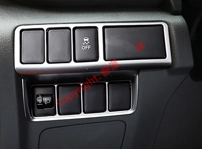 ABS Pearl Chrome Interior HeadLight Switch Control Cover Trim For Mitsubishi Eclipse Cross 2018 2019 | Автомобили и мотоциклы