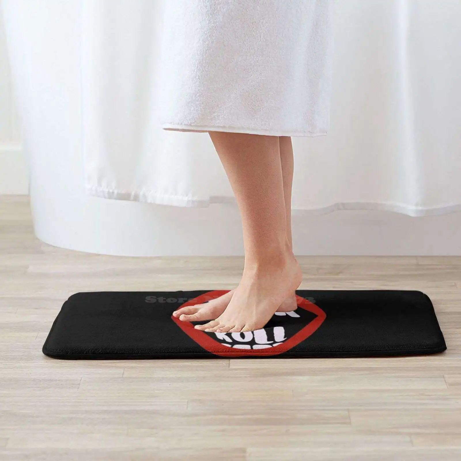 Черный мягкий домашний Противоскользящий коврик с открытым камнем ковер темный