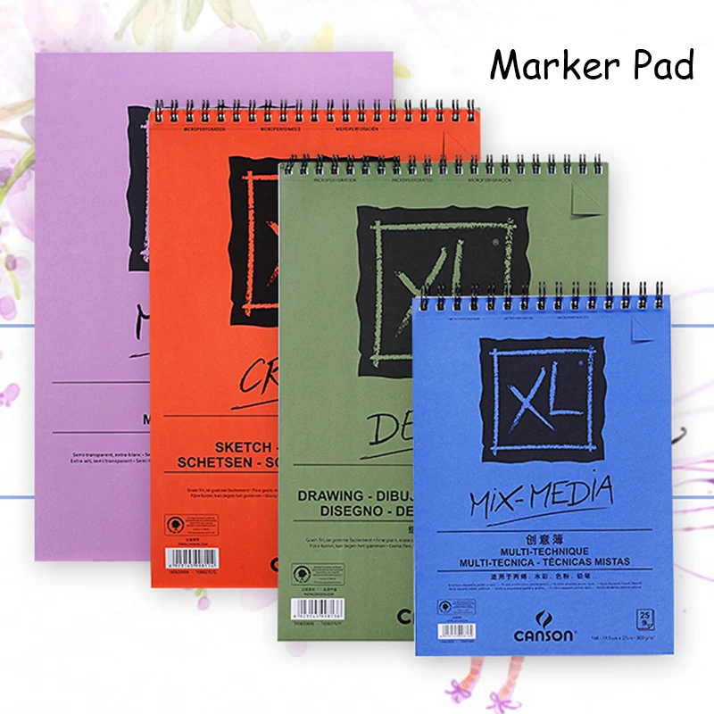 Профессиональный маркер A3 A4 Без проникновения бумажный альбом для рисования