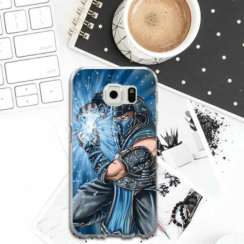 Mortal Kombat Sub Zero For Samsung Galaxy S2 S3 S4 S5 Mini S6 S7 Edge S8 S9 S10 Plus Lite Note 8 9 Shell Soft TPU Phone Case |