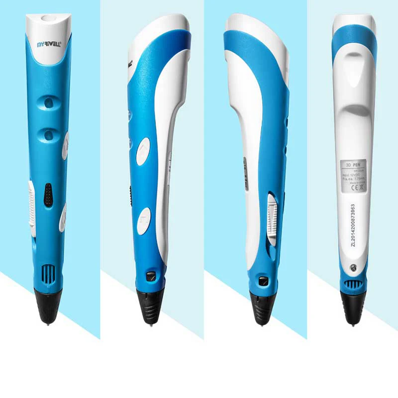 myriwell 3d pens + 20 * 10m ABS Filament 3 d pen model Creative printing pen-3d magic Children giftspen 2018 | Компьютеры и офис