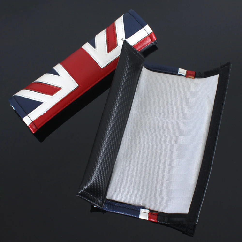 1 пара наплечный чехол для ремня безопасности Mini Cooper One S JCW D R50 Clubman R55 R56 R60 R61 F54 F55 F56