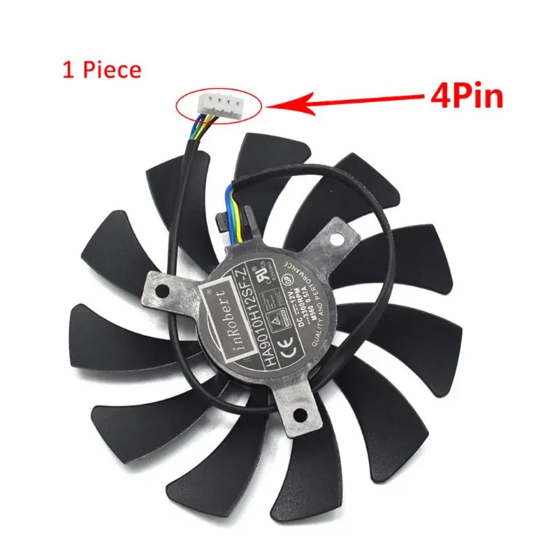 

85MM HA9010H12F-Z 4Pin Cooler Fan Replacement For MSI GTX 1060 OC 6G GTX 960