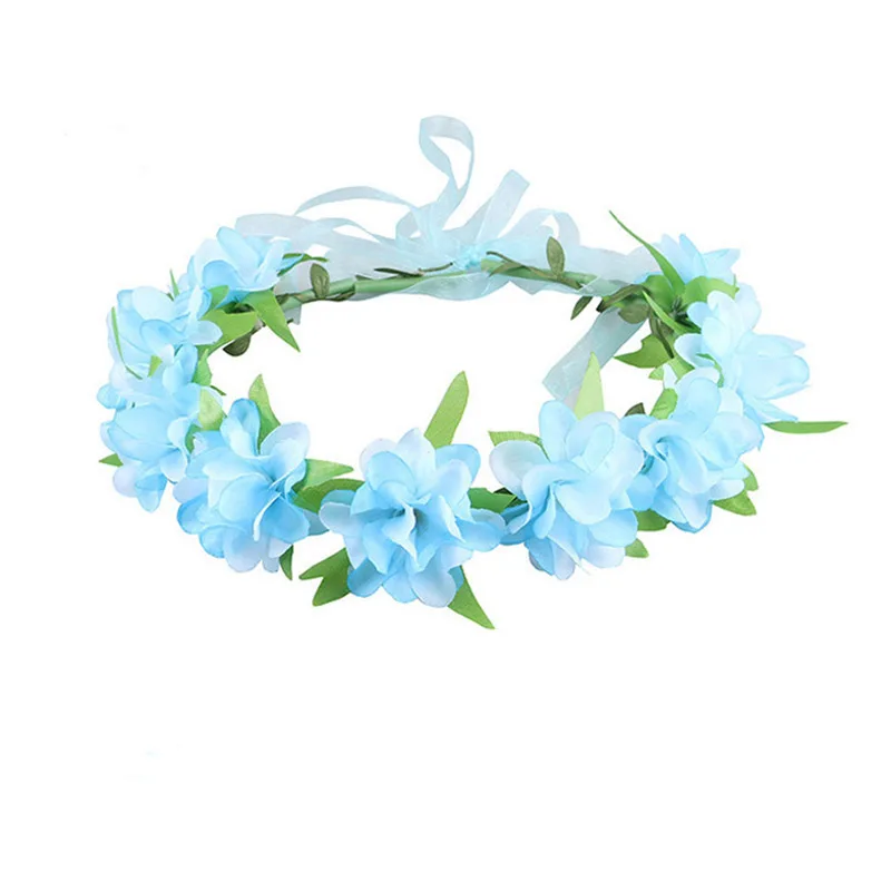 Head Wreath Платье принцессы жасмин для девочек; Детский костюм Елены; детская одежда для карнавала, дня рождения, вечеринки, Рождества, костюмированной вечеринки; Детская повязка для волос - Цвет: Head Wreath