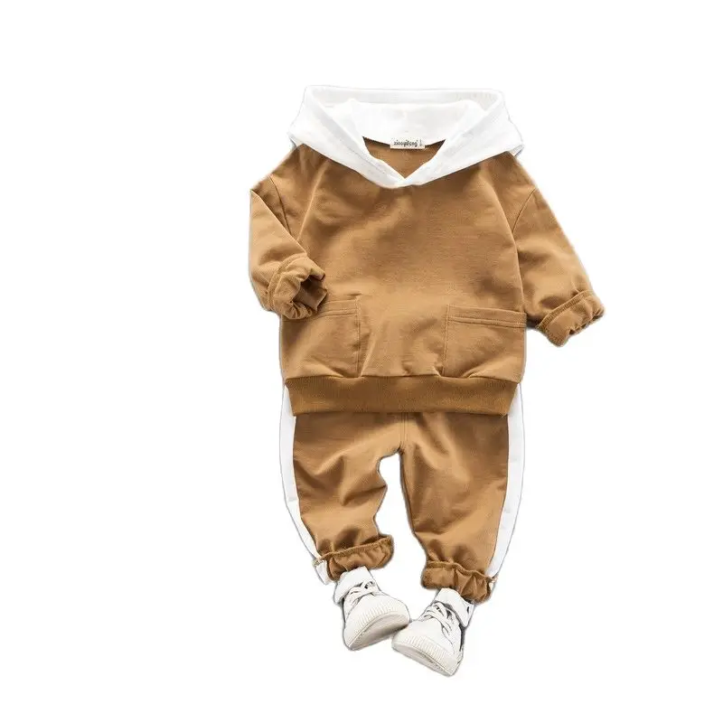 Детская одежда для мальчиков спортивный костюм осень-весна 2021 маленьких наряд