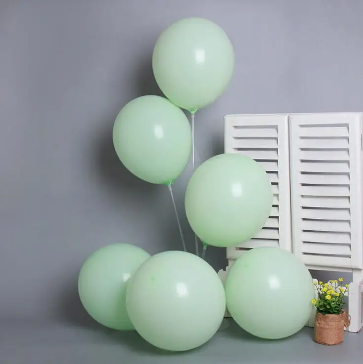 picture color 50 шт 100 шт 10 inch Макарон цветной латекс свадебные шары для День рождения День Святого Валентина декоративный шар - Цвет: picture color