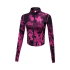 Куртка женская спортивная с длинным рукавом и молнией, на осеньзиму