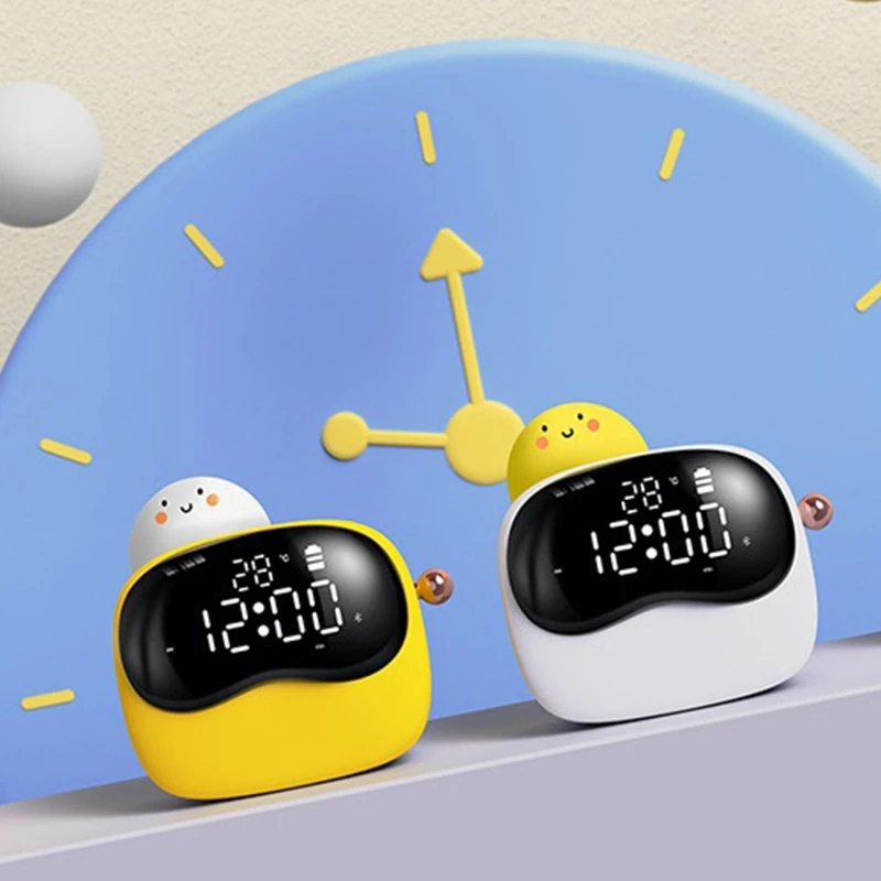 

Digital Alarm Clock for Bedroom Bedside Alarm Clock with Snooze Night Light Temperature Timer for Heavy Sleepers Teens