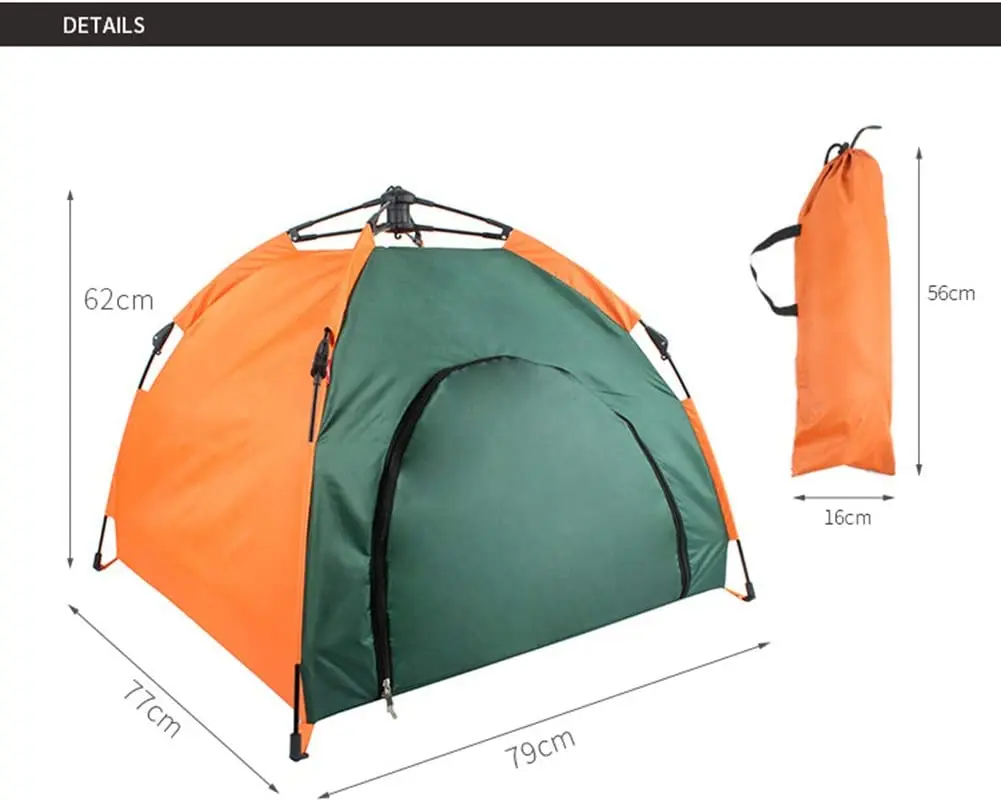 Кровать для собаки палатка кемпинга домик домашних животных складной