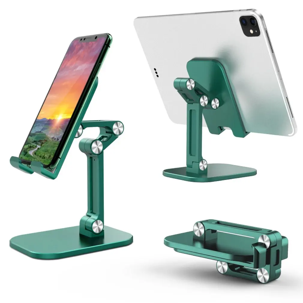 Складная Настольная подставка для iPhone iPad Pro Гибкая металлическая настольная