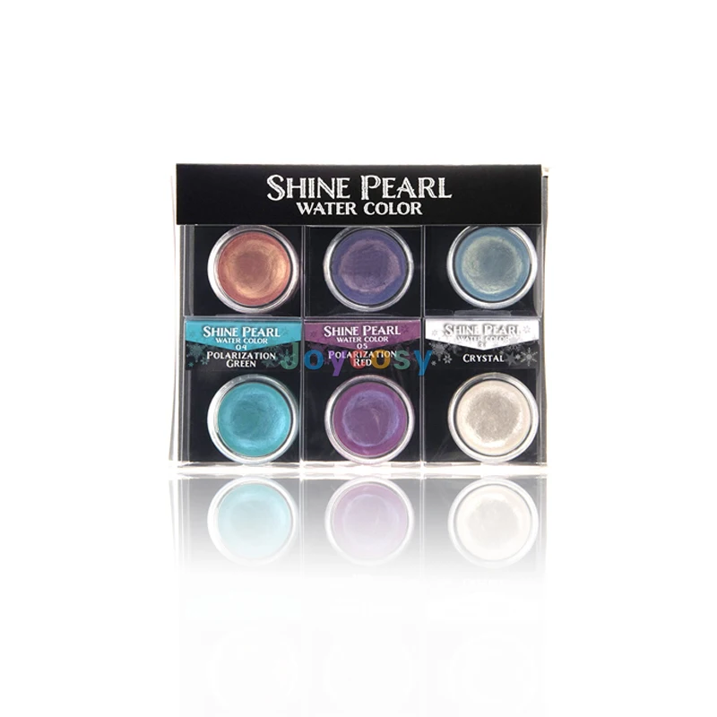 KUSAKABE Shine Pearl Набор акварельных красок жемчужная краска яркие и перламутровые