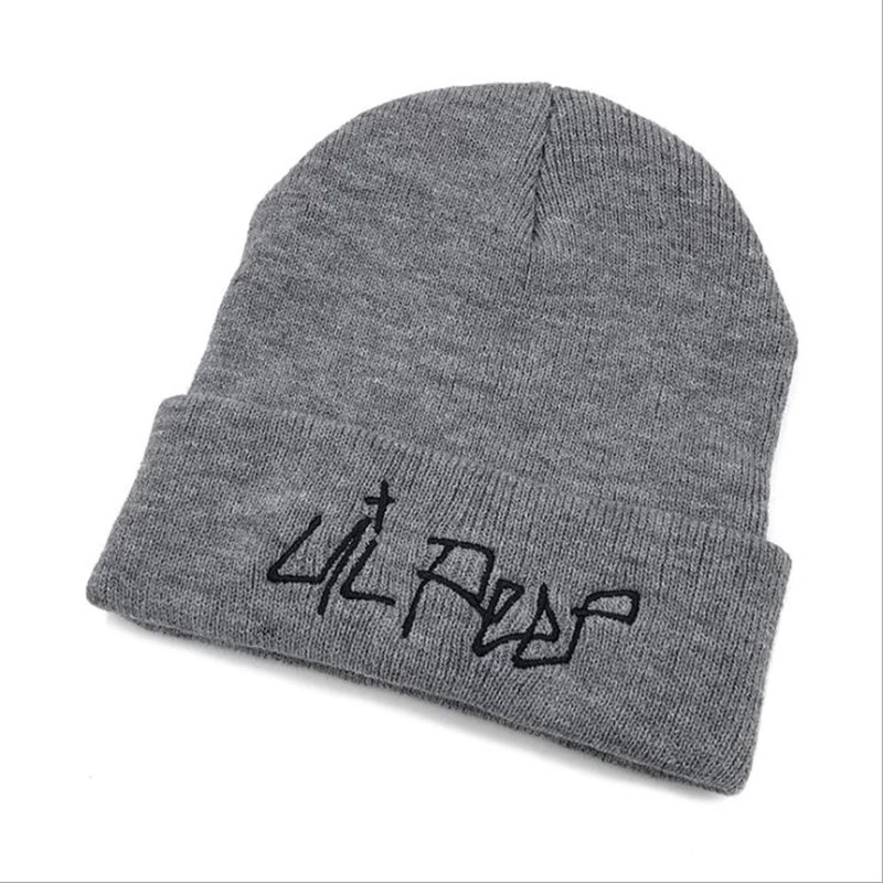 Lil Peep Beanie с вышивкой xxxtentacion Love lil. peep Мужская и женская вязаная шапка вязанные