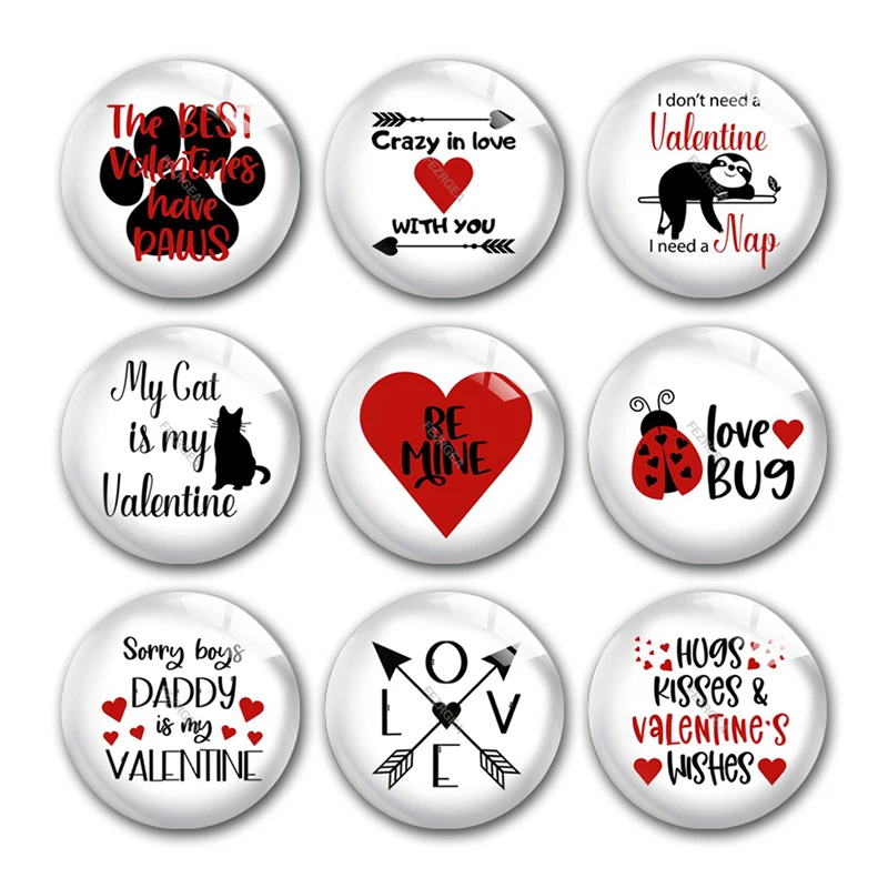 

Круглый Стеклянный кабошон для фото в виде сердца и надписи «Be Mine»