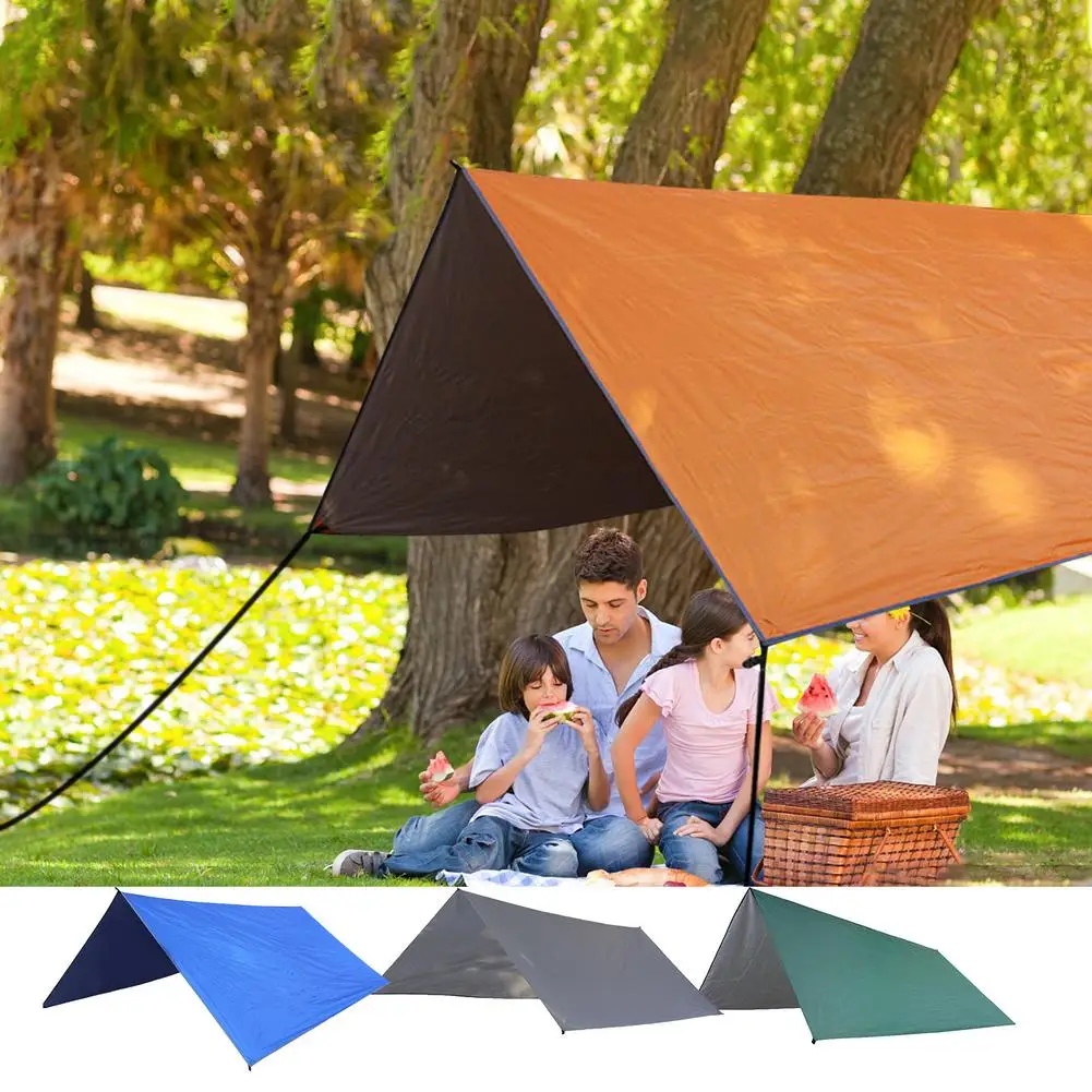 

Водонепроницаемый уличный тент-гамак, брезентовый навес, легкая палатка для кемпинга, навес от солнца для туризма, пешего туризма, пляжа, бе...