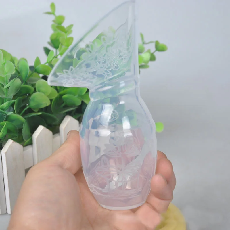 

Baby Feeding Manual Breast Pump Partner Breast Collector Automatic Correction Breast Milk Silicone Pumps BPA Free