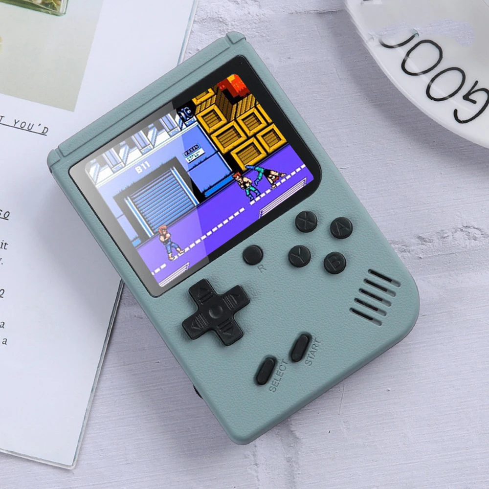 Ретро игровая консоль 800 в 1 портативная Карманная с ЖК-экраном consola для детей