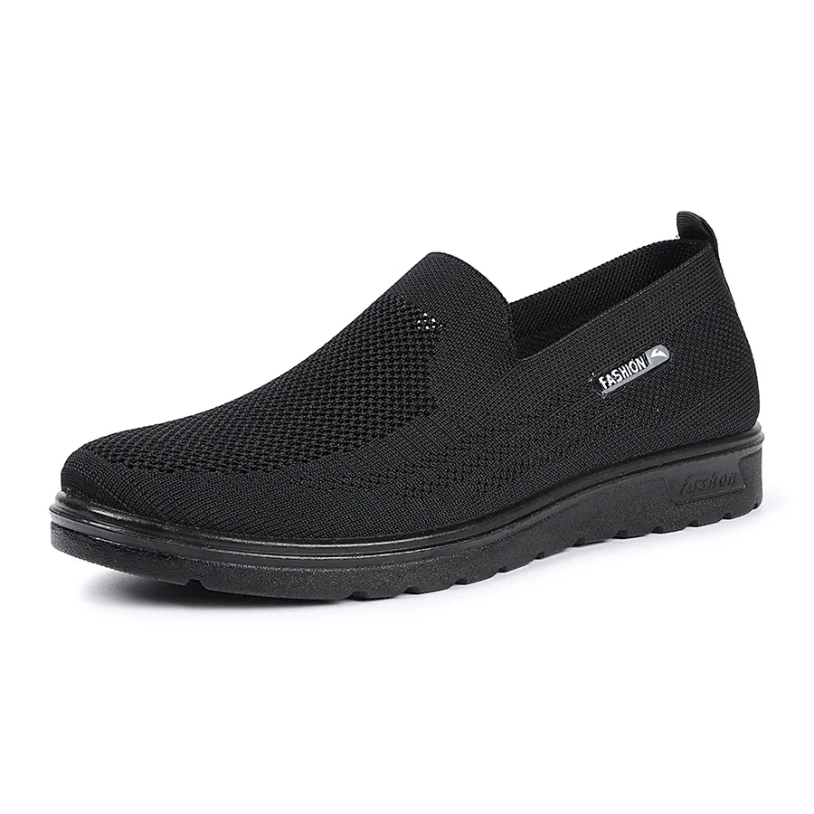 

Lightweight Man Casual Shoes Comfortable Breathable Men's Sneaker Slip-on Black Grey Loafers Size 39-43 Mesh Moccasin shoses new