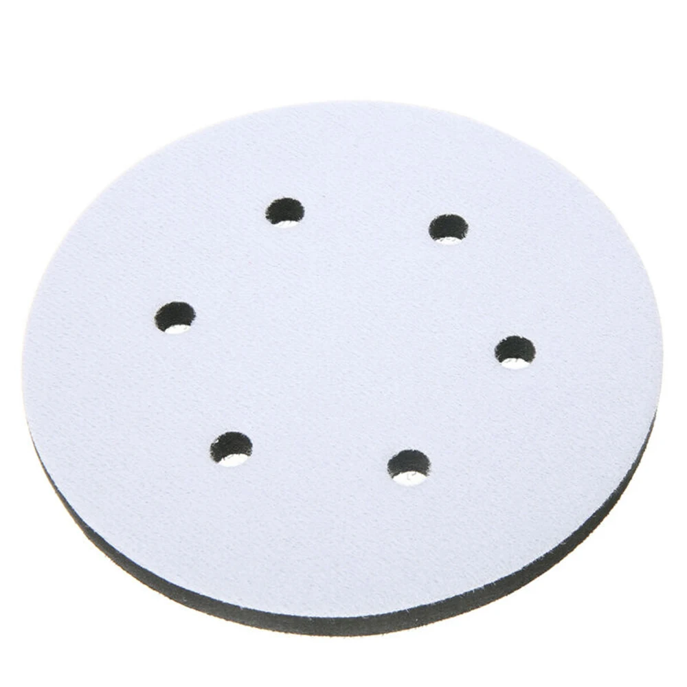 

Tool Interface Pads Parts 2pcs 6 inch Sponge 6 Holes Black Round Protection