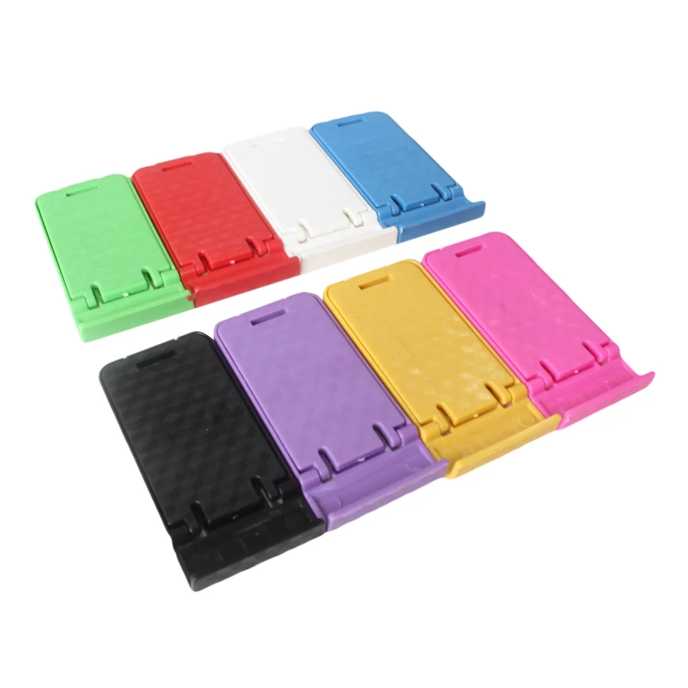 Портативный мини мобильный телефон держатель Складная Настольная подставка 4