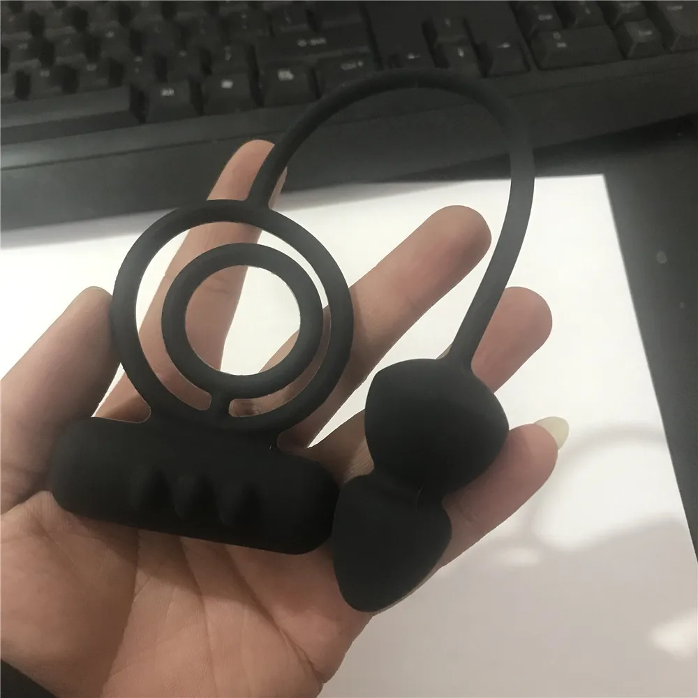 Анальные секс-игрушки с вибратором массажное кольцо для простаты эякуляции