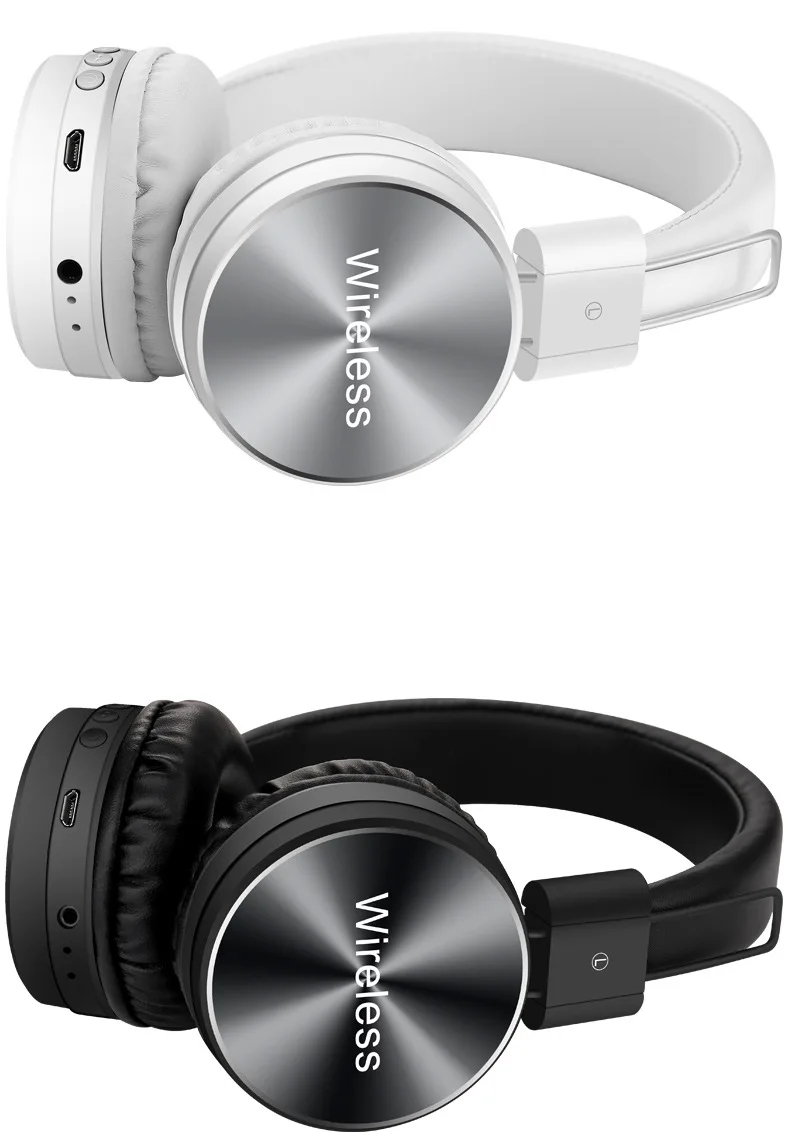 Наушники Yulass беспроводные красные высококачественные большие наушники для