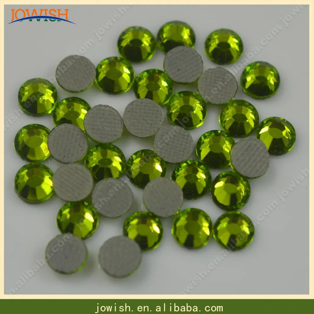 Korean Peridot Rhinestone SS6 to SS30 lead free crystals стразы и декорации hotfix flat back stone for clothing dress bags | Дом