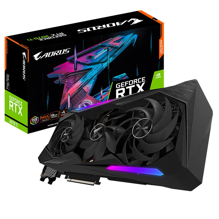 

Игровая Видеокарта GIGABYTE AORUS RTX 3070 MASTER 8G с поддержкой OverClock