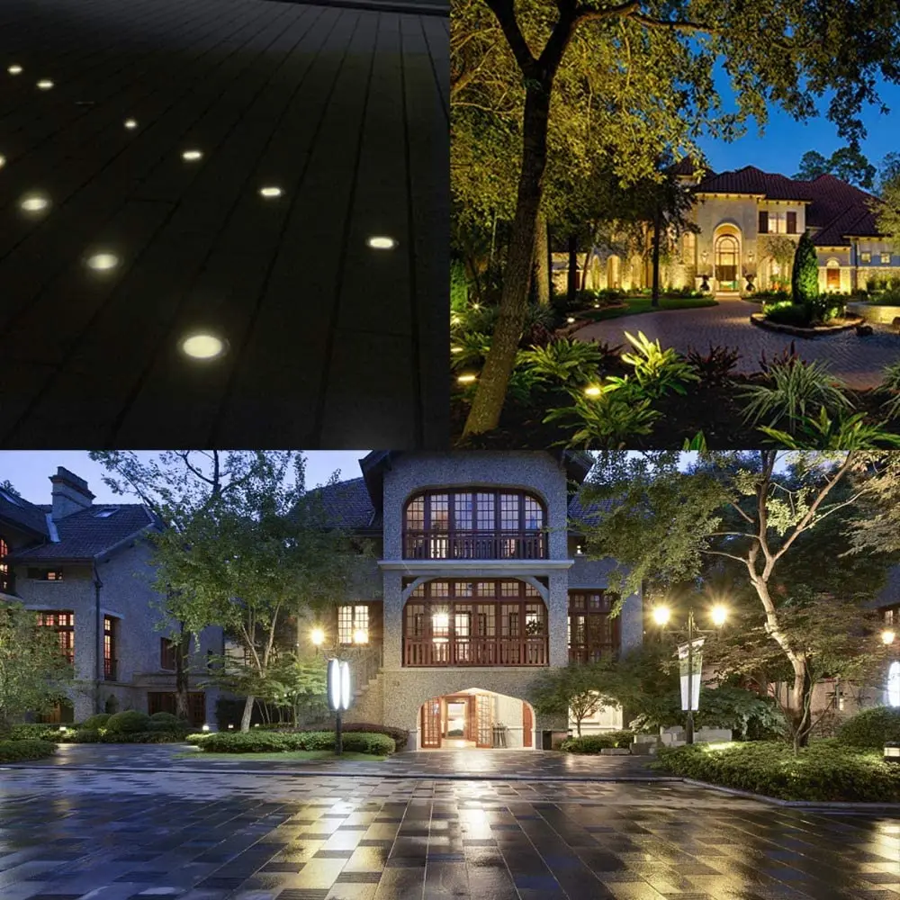 Светодиодные фонарики на солнечной батарее уличные для дорожек садовых настилов