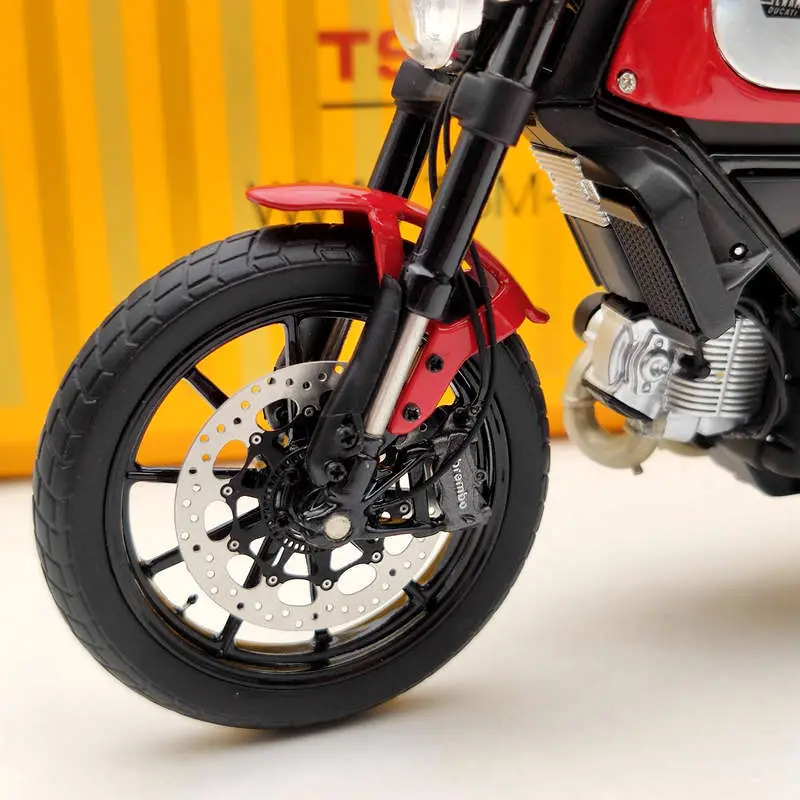 TSM 1/12 для D ~ cati скремблер значок 803CC 2015 Rosso TSMMC004 красный мотоцикл литья под