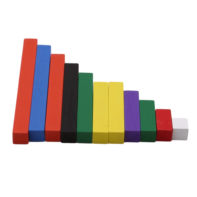 

Montessori Materials Wooden Math Toys 1-10cm Number Sticks Colorful Ascending Count Stick Preschool Education Christmas